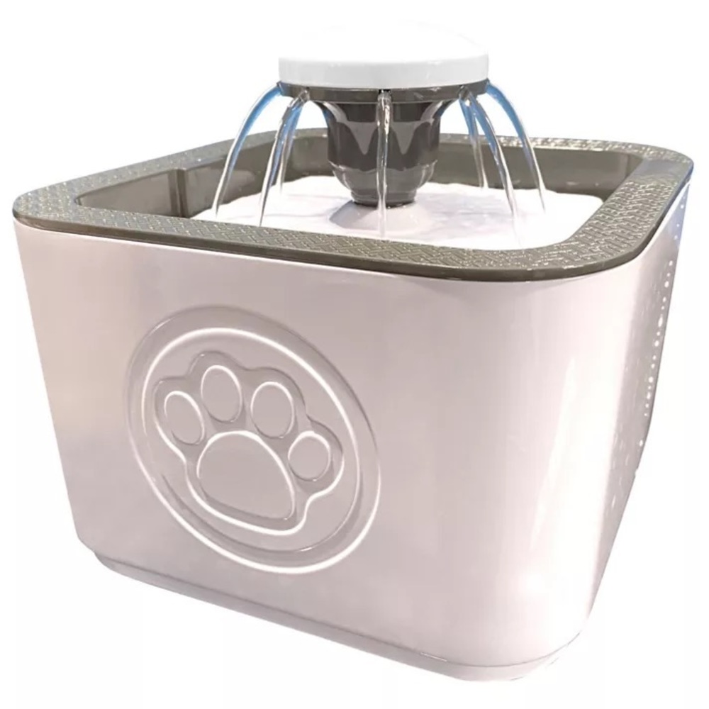 Pre-Owned Paw Perfect ASTV Pet Water Fountain in White in Good Condition